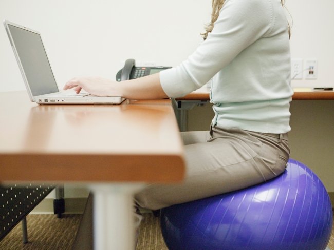 Best Office Chair Alternatives Exercise Ball Desk