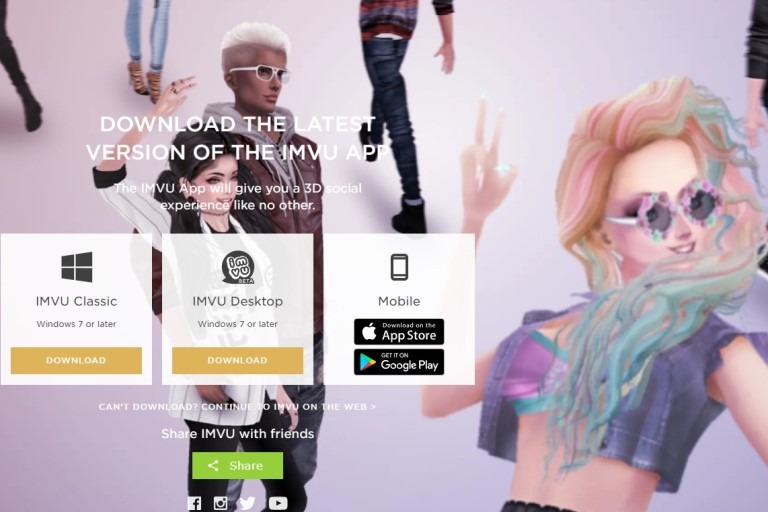 Best Virtual World Games Imvu