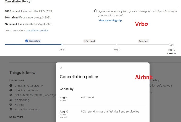 Airbnb Vs Vrbo Cancelation