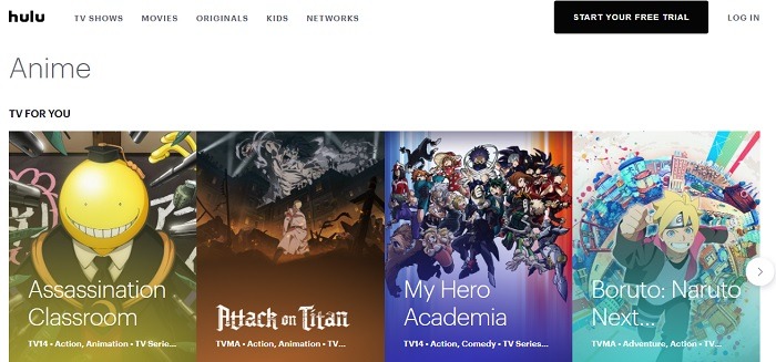 Best Sites To Watch Anime Hulu