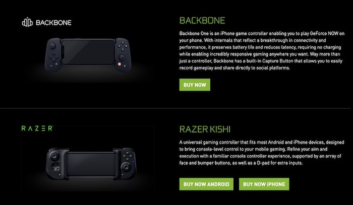 What Is Geforce Now Gamepads