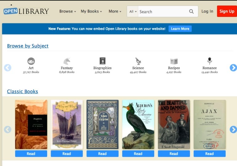 Get Ebooks For Free Openlibrary