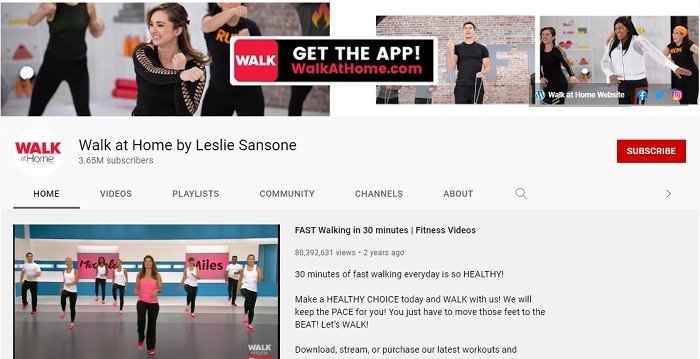 Best Youtube Videos For Weight Loss Walk At Home Leslie Sansone