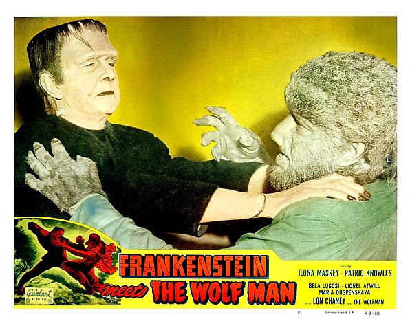 Best Classic Monster Movies - Frankenstein Wolf Man