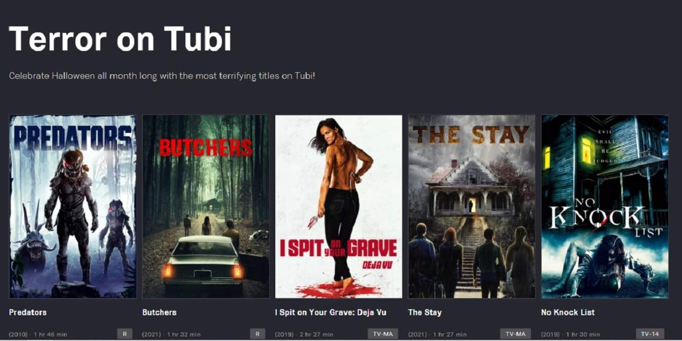Check Out These Free Horror Movies On Terror On Tubi Featured
