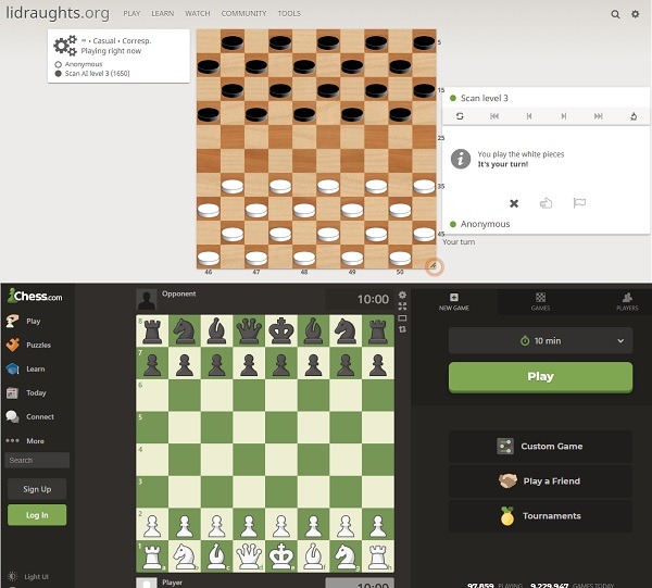 Free Online Board Games You Can Play Right Now Chess Checkers