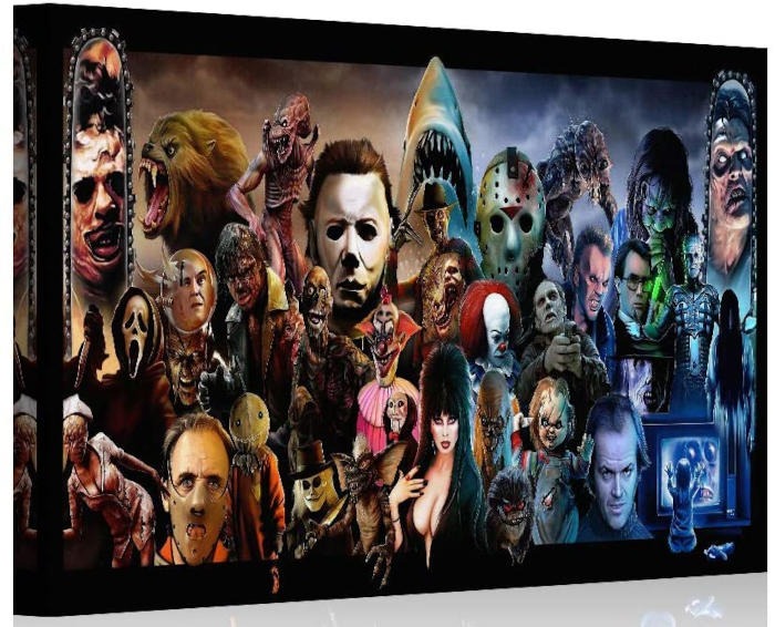 Horror Movie Gifts Canvas Art