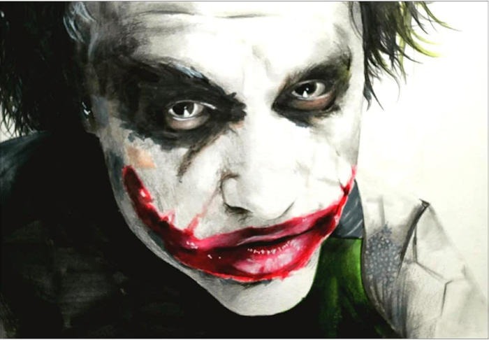 Superhero Movie Gifts Joker Canvas 1