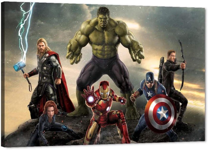 Superhero Movie Gifts The Avengers Canvas