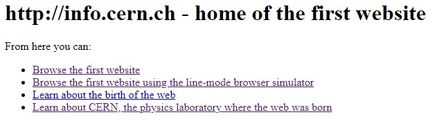 Oldest Websites On The Internet You Can Still Visit Cern