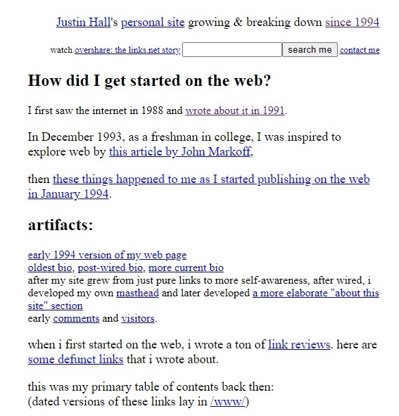 Oldest Websites On The Internet You Can Still Visit Justin