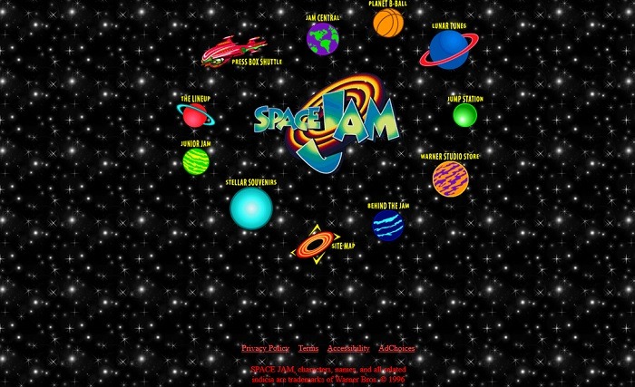 Oldest Websites On The Internet You Can Visit Today Space Jam