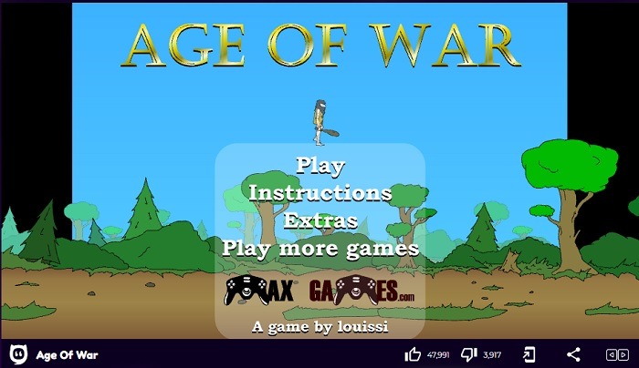 Quick Web Browser Games To Play When Youre Feeling Whatever Age Of War Main