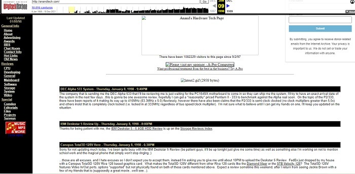 The Oldest Internet Forums You Can Still Visit Anandtech Wayback