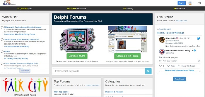 The Oldest Internet Forums You Can Still Visit Delphi Forums