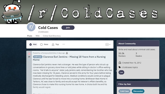 Internet Sleuths Should Join These Subreddits That Solve Crimes Coldcases