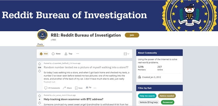 Internet Sleuths Should Join These Subreddits That Solve Crimes Rbi