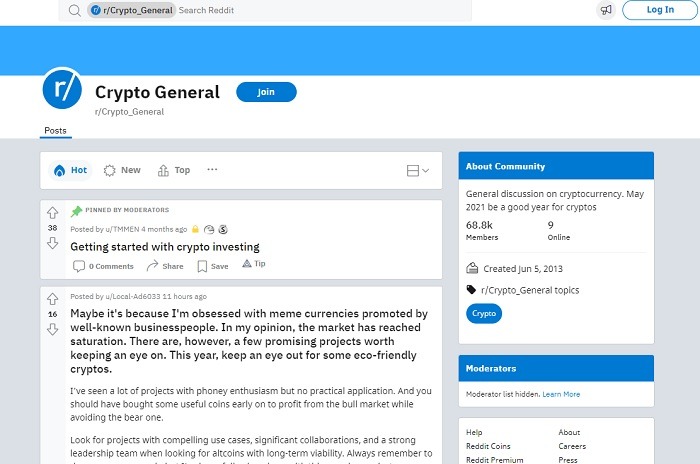 List Of Best Crypto Subreddits And Youtube Channels Rcryptogeneral