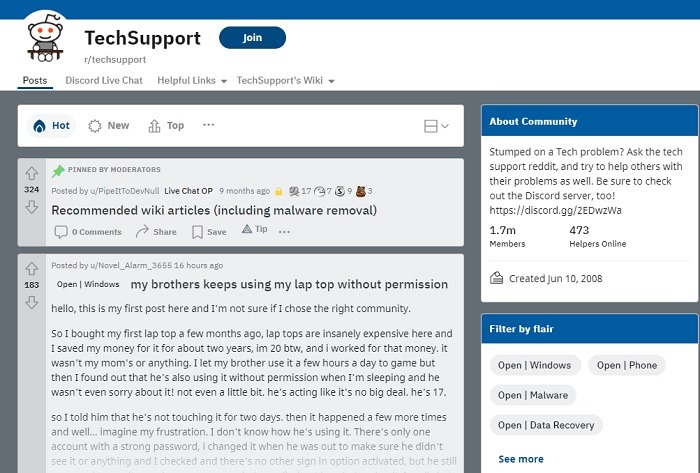 Best Subreddits And Forums For Tech Support Techsupport