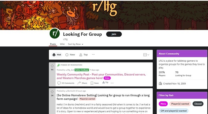 How To Find Dd Groups Online Lfg