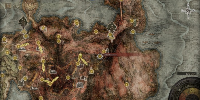 Elden Ring Best Sorceries Stars Map