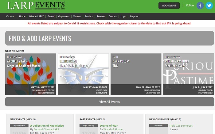 How To Find Larp Events Near You Larp Event