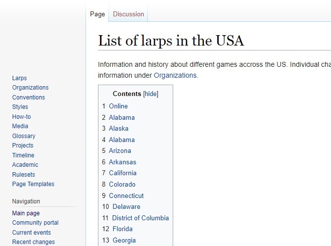 How To Find Larp Events Near You Usa