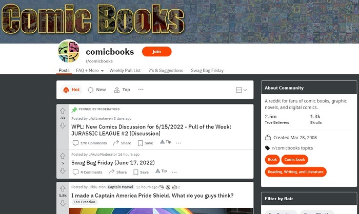 Best Subreddits For Comic Fans Comicbooks