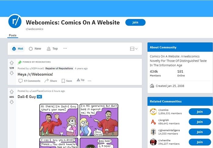 Best Subreddits For Comic Fans Webcomics