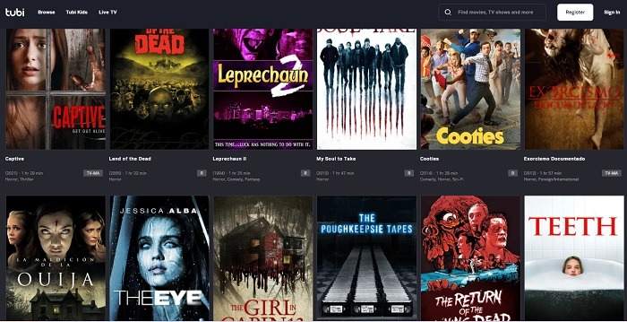 Best Sites To Watch Cheesy Horror Movies Tubitv