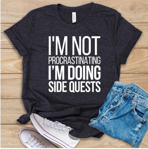 Must Have Womens Geek T Shirts Side Quests