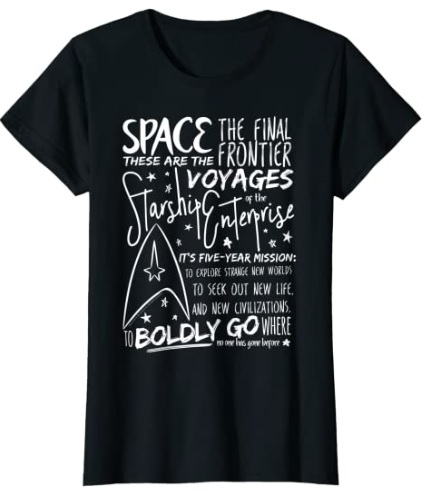 Must Have Womens Geek T Shirts Star Trek