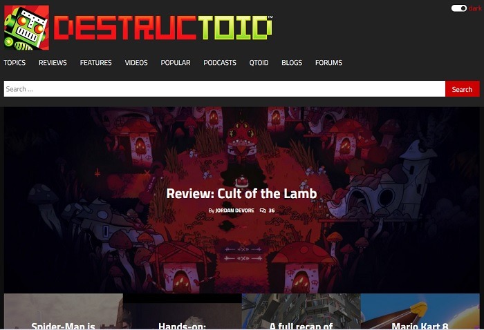 All The Best Websites For Gamers Destructoid
