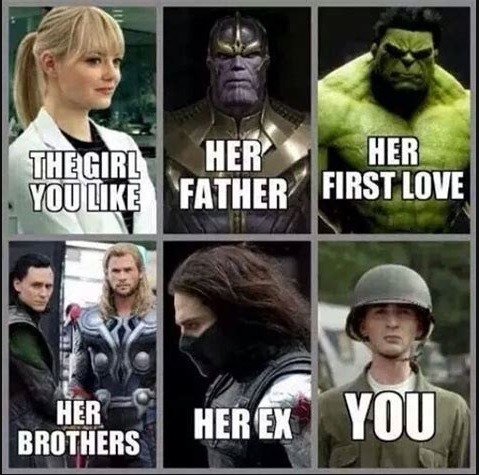Best Memes To Send To Your Crush Marvel