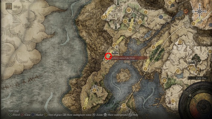 Elden Ring Map Locations Liurnia West