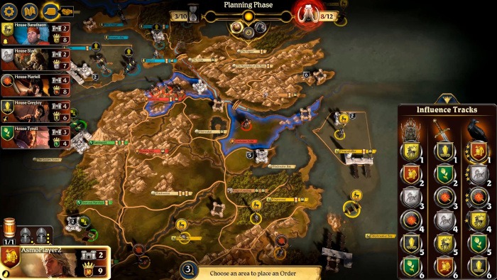 Amazing Digital Board Games Game Of Thrones