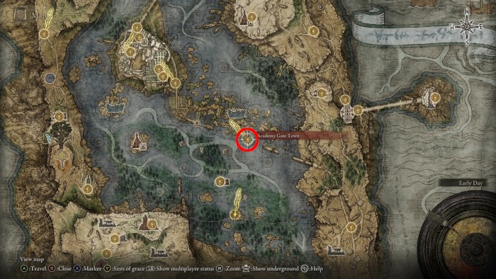 Elden Ring Map Locations Liurnia North