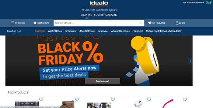 Best Price Comparison Sites Idealo