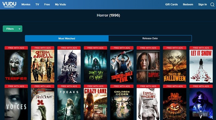 Best Sites To Watch Cheesy Horror Movies Vudu